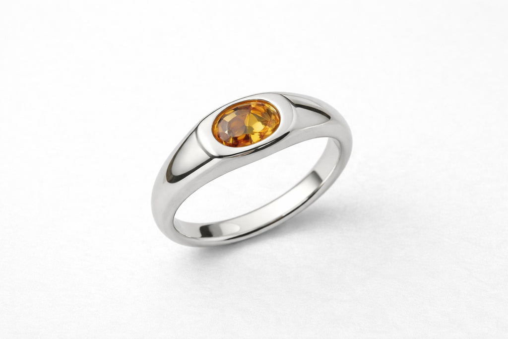 The Aurelia Ring with Yellow Sapphire